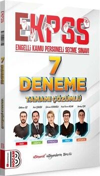 Benim Hocam Yayınları EKPSS Tamamı Çözümlü 7 Deneme