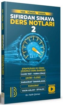 Benim Hocam YDS YÖKDİL YKSDİL Sıfırdan Sınava Ders Notları 2