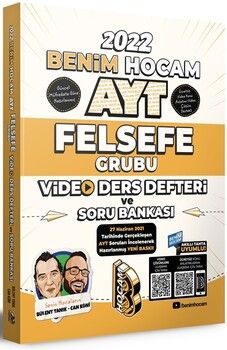 Benim Hocam 2022 AYT Felsefe Grubu Video Ders Defteri ve Soru Bankası