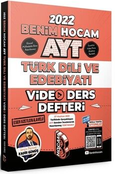 Benim Hocam 2022 AYT Türk Dili ve Edebiyatı Video Ders Defteri