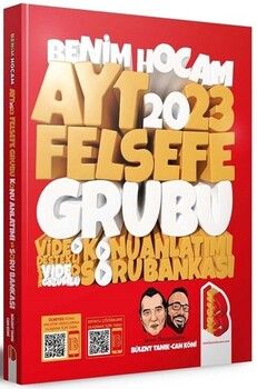 Benim Hocam 2023 AYT Felsefe Grubu Video Destekli Konu Anlatımı ve Tamamı Video Çözümlü Soru Bankası