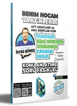 Benim Hocam AYT Adayları ve Ara Sınıflar İçin Taktiklerle Polinomlar İkinci Dereceden Denklemler Karmaşık Sayılar Konu Anlatımlı