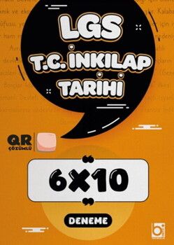 Bigelio Yayıncılık 8. Sınıf LGS T.C. İnkılap Tarihi ve Atatürkçülük 6x10 Deneme