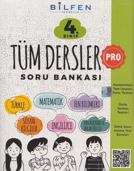 Bilfen Yayıncılık 4. Sınıf Tüm Dersler Pro Soru Bankası