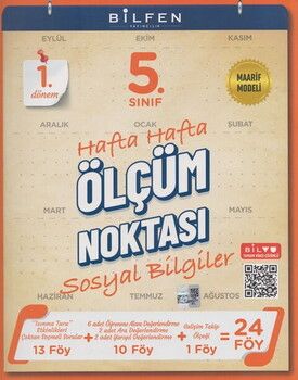 Bilfen Yayıncılık 5. Sınıf Sosyal Bilgiler Ölçüm Noktası 1. Dönem