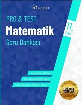 Bilfen Yayıncılık 11. Sınıf Matematik ProTest Soru Bankası