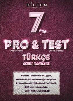 Bilfen Yayıncılık 7. Sınıf Türkçe ProTest Soru Bankası