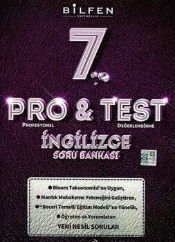 Bilfen Yayıncılık 7. Sınıf İngilizce ProTest Soru Bankası