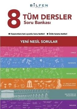 Bilfen Yayıncılık 8. Sınıf Tüm Dersler Soru Bankası