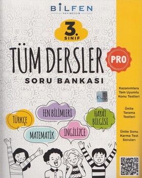Bilfen Yayıncılık 3. Sınıf Tüm Dersler Pro Soru Bankası