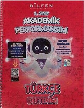 Bilfen Yayıncılık 8. Sınıf Türkçe Akademik Performansım Defterim