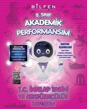 Bilfen Yayıncılık 8. Sınıf İnkılap Tarihi ve Atatürkçülük Akademik Performansım Defterim