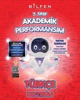 Bilfen Yayıncılık 7. Sınıf Türkçe Akademik Performansım Defterim
