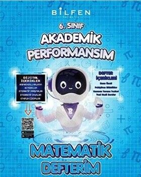 Bilfen Yayıncılık 6. Sınıf Matematik Akademik Performansım Defterim