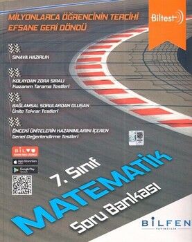 Bilfen Yayıncılık 7. Sınıf Matematik Biltest Soru Bankası