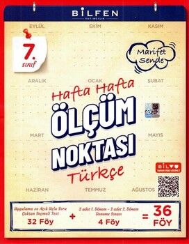 Bilfen Yayıncılık 7. Sınıf Türkçe Ölçüm Noktası
