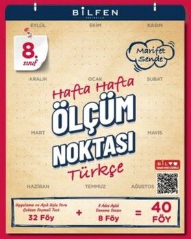 Bilfen Yayıncılık 8. Sınıf Türkçe Ölçüm Noktası