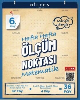 Bilfen Yayıncılık 6. Sınıf Matematik Ölçüm Noktası