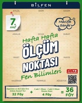Bilfen Yayıncılık 7. Sınıf Fen Bilimleri Ölçüm Noktası