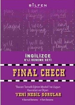 Bilfen Yayıncılık 8. Sınıf İngilizce Final Check 8 li Deneme Seti