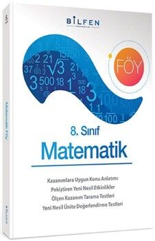 Bilfen Yayıncılık 8. Sınıf Matematik Öğrenim Föyleri