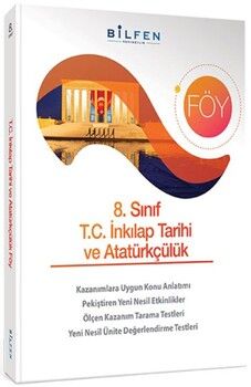 Bilfen Yayıncılık 8. Sınıf T.C. İnkılap Tarihi ve Atatürkçülük Föy