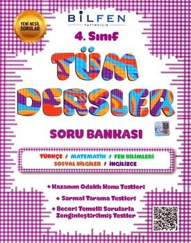 Bilfen Yayıncılık 4. Sınıf Tüm Dersler Soru Bankası