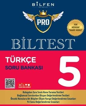 Bilfen Yayıncılık 5. Sınıf Türkçe Biltest Pro Soru Bankası