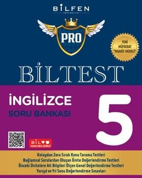 Bilfen Yayıncılık 5. Sınıf İngilizce Biltest Pro Soru Bankası