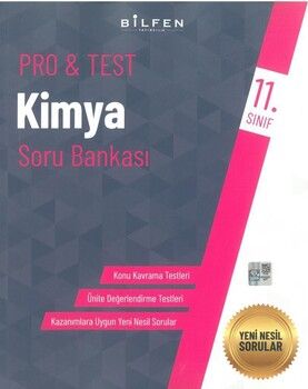 Bilfen Yayınları 11. Sınıf Kimya Protest Soru Bankası