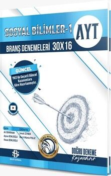 Bilgi Sarmal AYT Sosyal Bilimler 1 30 x 16 Branş Denemeleri