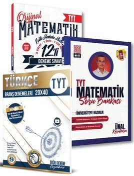 Bilgi Sarmal TYT Türkçe Orijinal TYT Matematik 12 li Deneme Ünal Karatekin TYT Matematik Soru Bankası