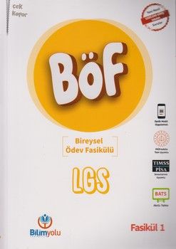 Bilimyolu Yayıncılık 8. Sınıf LGS BÖF Bireysel Ödev Fasikül 5 li Seti