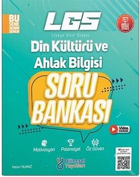 Bilinçsel Yayınları 8. Sınıf LGS Din Kültürü ve Ahlak Bilgisi Soru Bankası