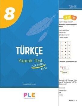 Birey PLE 8. Sınıf LGS Türkçe Yaprak Test