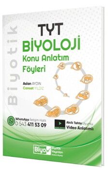 Biyotik Yayınları TYT Biyoloji Konu Anlatım Föyleri