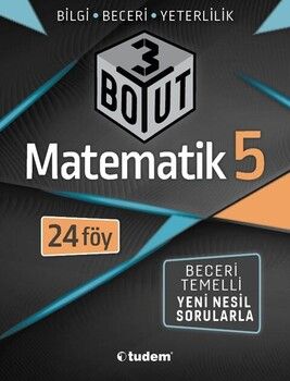 Bloktest Yayınları 5. Sınıf Matematik 3 Boyut 24 Föy