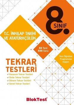 Bloktest Yayınları 8. Sınıf T.C. İnkılap Tarihi ve Atatürkçülük Tekrar Testleri
