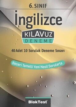 Bloktest Yayınları 6. Sınıf İngilizce Kılavuz Deneme