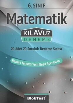 Bloktest Yayınları 6. Sınıf Matematik Kılavuz Deneme
