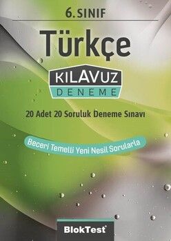 Bloktest Yayınları 6. Sınıf Türkçe Kılavuz Deneme