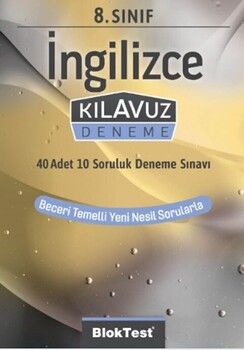 Bloktest Yayınları 8. Sınıf İngilizce Kılavuz Deneme