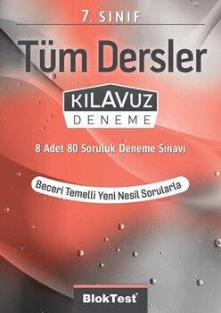 Bloktest Yayınları 7. Sınıf Tüm Dersler Kılavuz Deneme