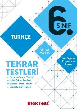 Bloktest Yayınları 6. Sınıf Türkçe Tekrar Testleri