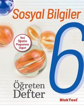 Bloktest Yayınları 6. Sınıf Sosyal Bilgiler Öğreten Defter