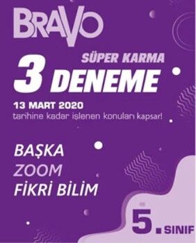 Bravo Yayınları 5. Sınıf Süper Karma 3 Deneme