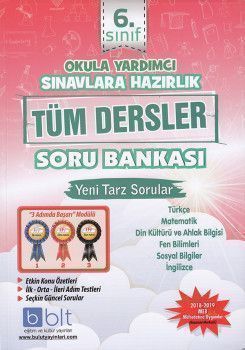 Bulut Eğitim ve Kültür Yayınları 6. Sınıf Tüm Dersler Soru Bankası