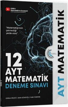 C1cell Yayınları AYT Matematik 12 Deneme Sınavı