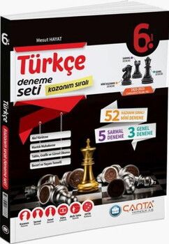 Çanta Yayınları 6. Sınıf Türkçe Kazanım Sıralı Deneme Seti