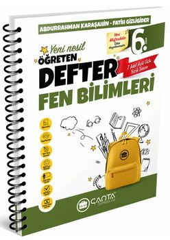 Çanta Yayınları 6. Sınıf Fen Bilimleri Öğreten Defter